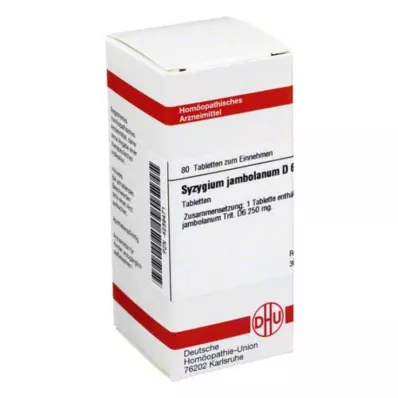 SYZYGIUM JAMBOLANUM D 6 Tabletten, 80 St