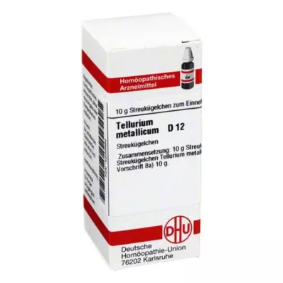 TELLURIUM metallicum D 12 Globuli, 10 g