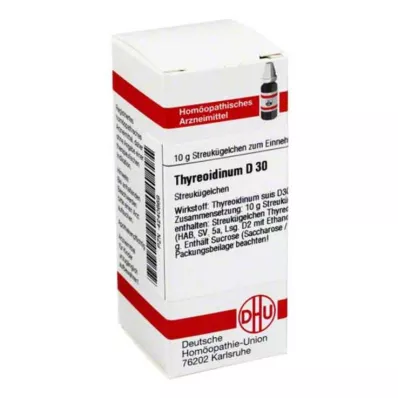 THYREOIDINUM D 30 Globuli, 10 g THYREOIDINUM D 30 Globuli, 10 g