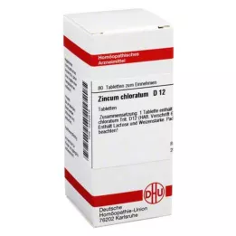 ZINCUM CHLORATUM D 12 Tabletten, 80 St