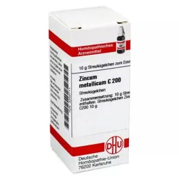 ZINCUM METALLICUM C 200 Globuli, 10 g