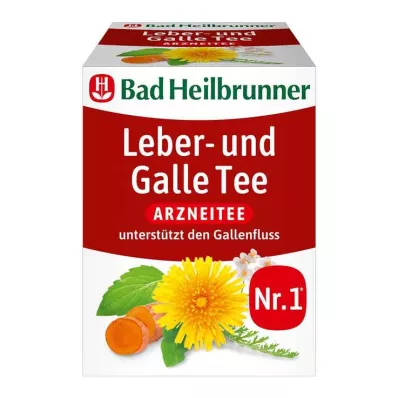 BAD HEILBRUNNER Leber- und Galletee Filterbeutel, 8X1.75 g