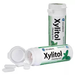 MIRADENT Xylitol Chewing Gum Spearmint, 30 St