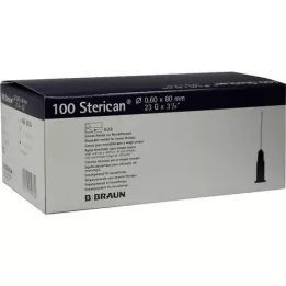 STERICAN Kanülen 23 Gx3 1/5 0,6x80 mm, 100 St