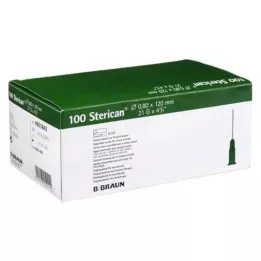 STERICAN Kanülen 21 Gx4 4/5 0,8x120 mm, 100 St