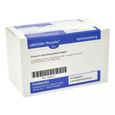 LIDOCAIN PRESSELIN 1% Injektionslösung, 100X2 ml