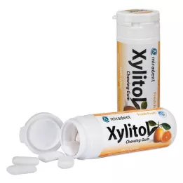 MIRADENT Xylitol Chewing Gum Frucht, 30 St