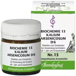 BIOCHEMIE 13 Kalium arsenicosum D 6 Tabletten, 80 St