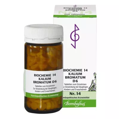BIOCHEMIE 14 Kalium bromatum D 6 Tabletten, 200 St