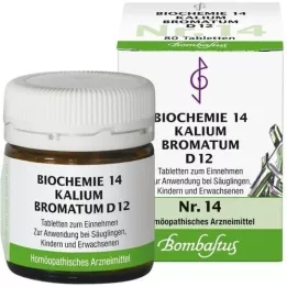 BIOCHEMIE 14 Kalium bromatum D 12 Tabletten, 80 St
