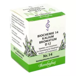 BIOCHEMIE 14 Kalium bromatum D 12 Tabletten, 80 St