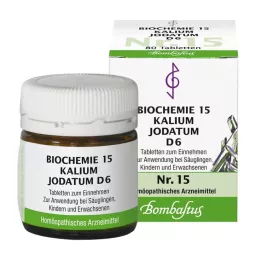 BIOCHEMIE 15 Kalium jodatum D 6 Tabletten, 80 St