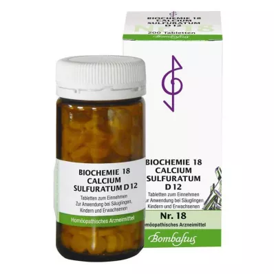 BIOCHEMIE 18 Calcium sulfuratum D 12 Tabletten, 200 St