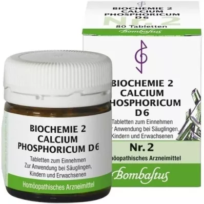 BIOCHEMIE 2 Calcium phosphoricum D 6 Tabletten, 80 St