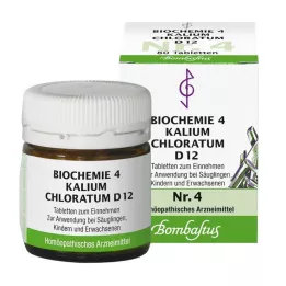 BIOCHEMIE 4 Kalium chloratum D 12 Tabletten, 80 St