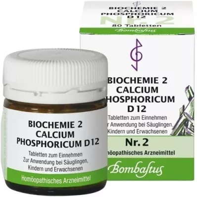 BIOCHEMIE 2 Calcium phosphoricum D 12 Tabletten, 80 St