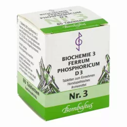 BIOCHEMIE 3 Ferrum phosphoricum D 3 Tabletten, 80 St