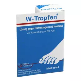 W-TROPFEN Lösung gegen Hühneraugen+Hornhaut, 10 ml
