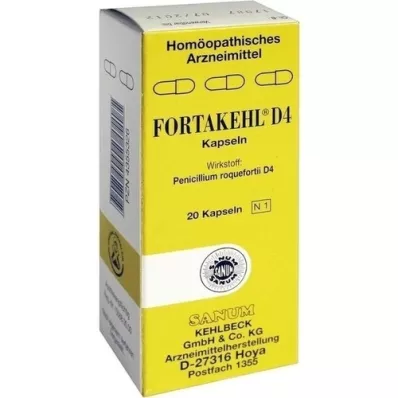 FORTAKEHL D 4 Kapseln, 20 St