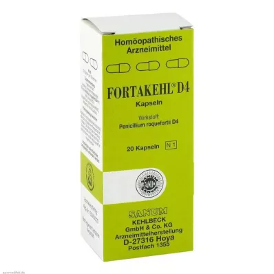 FORTAKEHL D 4 Kapseln, 20 St
