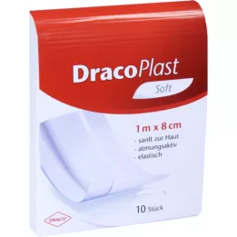 DRACOPLAST Soft Pflaster 8 cmx1 m, 1 St