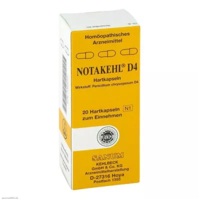 NOTAKEHL D 4 Kapseln, 20 St