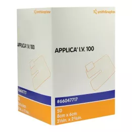 APPLICA I.V.100 Kanülenpflaster m.Saugpolster, 50 St