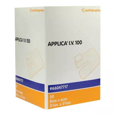 Applica I.V.100 Kanülenpflaster mit Saugpolster, 50 St