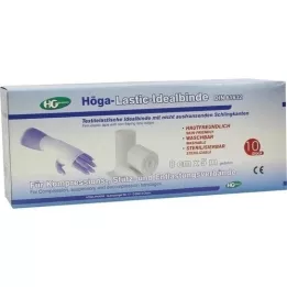 HÖGA-LASTIC Idealbinde 8 cmx5 m o.Cellophan, 10 St