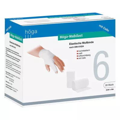 HÖGA-MUBILAST Fixierbinde 6 cmx4 m m.Cellophan, 1 St