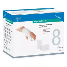 HÖGA-MUBILAST Fixierbinde 8 cmx4 m m.Cellophan, 1 St