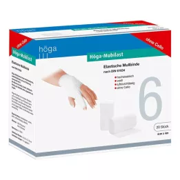 HÖGA-MUBILAST Fixierbinde 6 cmx4 m o.Cellophan, 20 St