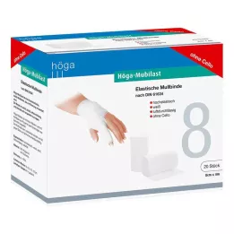 HÖGA-MUBILAST Fixierbinde 8 cmx4 m o.Cellophan, 20 St