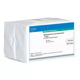 HÖGA-KOMPRESSEN OP 10x20 cm unsteril 8fach, 100 St