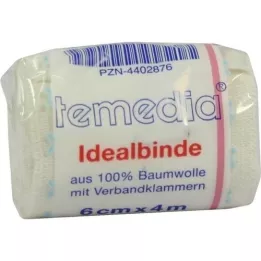 IDEALBINDE 6 cm mit Klammer, 1 St