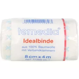 IDEALBINDE 8 cm mit Klammer, 1 St