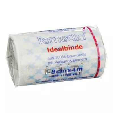 IDEALBINDE 8 cm mit Klammer, 1 St