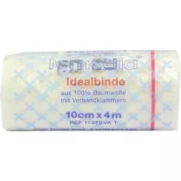 IDEALBINDE 10 cm mit Klammer, 1 St