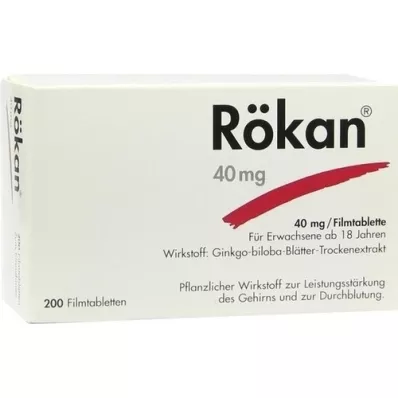 RÖKAN 40 mg Filmtabletten, 200 St