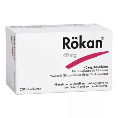RÖKAN 40 mg Filmtabletten, 200 St