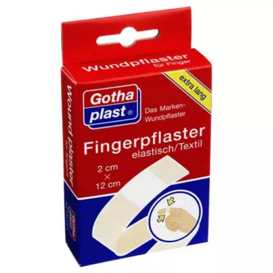 GOTHAPLAST Fingerverband 2x12 cm elastisch, 5X2 St