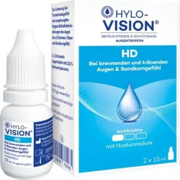 HYLO-VISION HD Augentropfen, 2X15 ml
