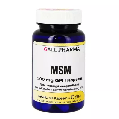 MSM 500 mg GPH Kapseln, 60 St MSM 500 mg GPH Kapseln, 60 St