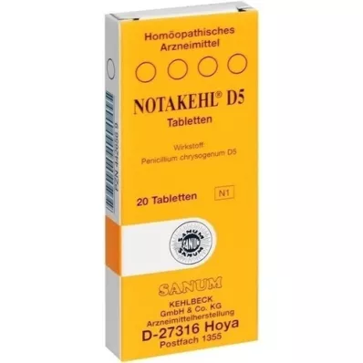 NOTAKEHL D 5 Tabletten, 20 St