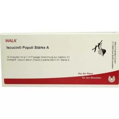 ISCUCIN populi Stärke A Ampullen, 10X1 ml
