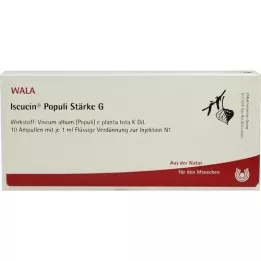 ISCUCIN populi Stärke G Ampullen, 10X1 ml