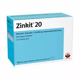 ZINKIT 20 überzogene Tabletten, 100 St