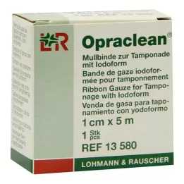 OPRACLEAN Mullbinde z.Tampon.m.Jodoform 1 cmx5 m, 1 St
