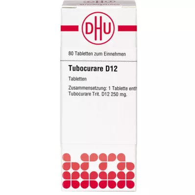 TUBOCURARE D 12 Tabletten, 80 St