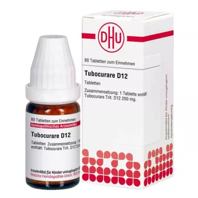 TUBOCURARE D 12 Tabletten, 80 St